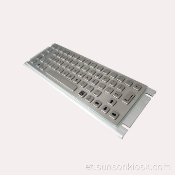 Vastupidav metallist klaviatuur koos kuuliga